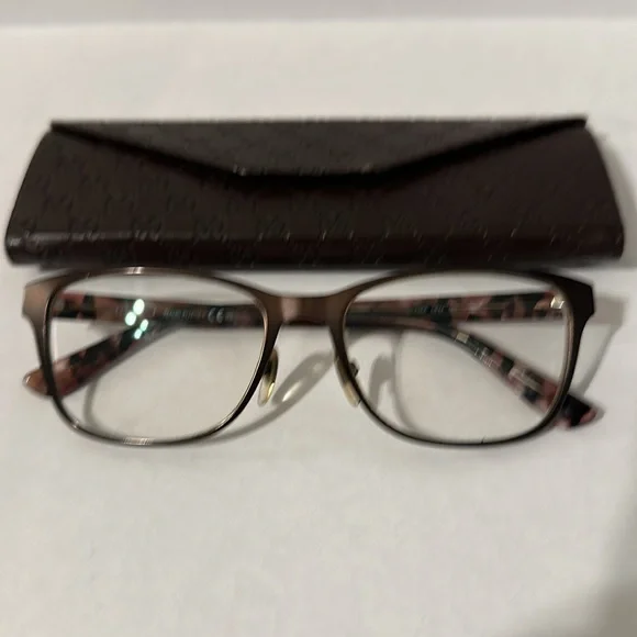 Gucci GG 4268 HPM 140 made in Italy eyeglass frames with folding case - Picture 2 of 11